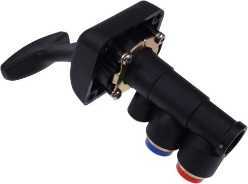 26503-1 Trailer Brake Valve Ports 2 of 3/8" PUSH-IN, 1 OF 1/4" PUSH Compatible With Freightliner GTD-26503-1 3 Way Configuration in Saudi Arabia