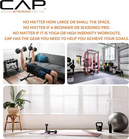 CAP Barbell Cast Iron Hex Dumbbell, Pair, 8 lb in Saudi Arabia