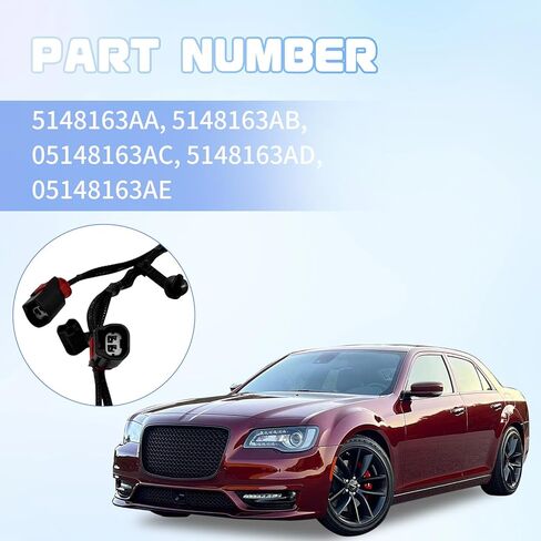 5148163AD 10-24 5.7L MDS Jumper Wiring متوافق مع 2010-2024 كرايسلر 300 5.7L، 2010-2024 دودج تشارجر/تشالنجر/رام 1500/دورانجو 5.7 لتر، 2010-2024 جراند شيروكي 5.7 لتر in Kuwait