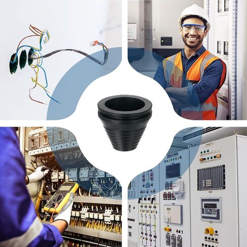 4 قطع من uxcell على شكل برج 110 مم 4.33 بوصة فتحة ثقب، سدادات مطاطية حلقات حماية مجموعة حشية لسلك كابل السلك in Saudi Arabia