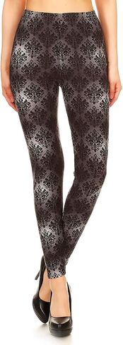 Ultrasoft High-Waisted Fun Gothic Victorian Women's Stretch Athleisure Plus Size Peached Leggings in Saudi Arabia