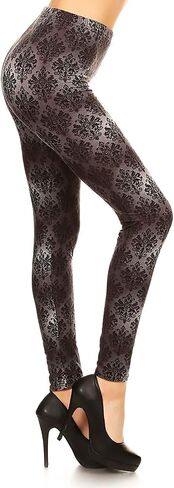 Ultrasoft High-Waisted Fun Gothic Victorian Women's Stretch Athleisure Plus Size Peached Leggings in Saudi Arabia