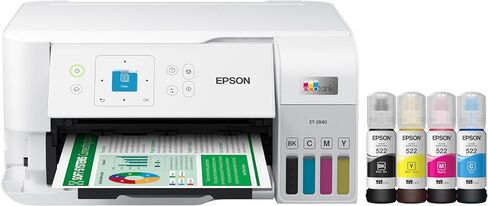 Epson EcoTank ET-2840 Wireless Color All-in-One Cartridge-Free Supertank Printer with Scan and Copy – The Fast Everyday Home Printer (Renewed) in Saudi Arabia