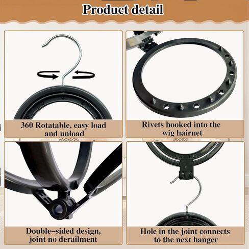Wig Stand 3Pcs Wig Holder Wig Hanger for Multiple Wigs Hair Stand for Wigs Foldable Wig Stands for Travel Wig Organizer Hanging Wig Holders for Display in Saudi Arabia