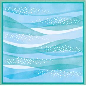 Sizzix Layered Stencil Sea Scape, Multicolor, One Size