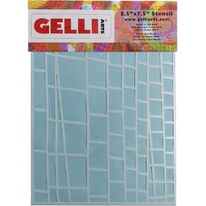 Gelli Arts Stencils (Flower 5x7) in Kuwait