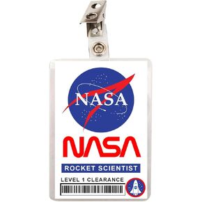 Astronaut Rocket Scientist ID Badge
