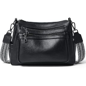 Bluome crossbody bags Purses for women Cross Body Over Shoulder Hobo Women's Travel Essential Handbags Vegan Leather Ladies