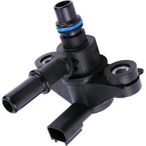Pack-1 Car Vapor Canister Purge Valve, Standard Replacement 9U5Z9C915AB AU5Z-9C915-B 9U5Z-9C915-A, Vapor Emission Purification One-way Control Purge Valve, Compatible with Ford (Black)