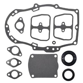 Cyinman Manifold Exhaust Valve Crankcase Cover Gasket Fit for Kawasaki FH680V FH721V Replace for 11060-7011 11060-7016 11060-7013 11060-7012 11060-7014 with 92049-7028 Oil Seals