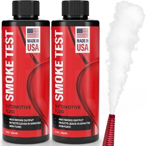 [2 Pack] Smoke Test Fluid for Automotive Smoke Machines - 16oz Solution Creates High Density Smoke - Made in USA - Detect Leaks in EVAP, Intake, Fuel, Vacuum, Exhaust Systems, Turbo & Super Charger