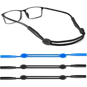 3PCS Glasses Strap Sports for Big Kids, Adjustable Kids Eyeglasses Strap Holder,Eyewear Retainer for Men,Women,Kids