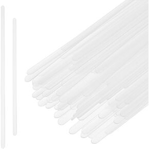 BENECREAT 48Pcs PP Plastic Boning 7.8/9.8 inch Corset Webbing Boning 6mm Wide for Bridal Dress Bustle Handmade Craft Wedding Dresses DIY Sewing Supplies, 2mm Thick