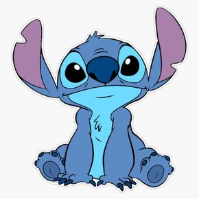 Stitch Bumper Sticker Vinyl Decal 5"