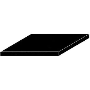 evergreen 9515 Polystyrene Sheet Game 150 x 300 x 1.00 mm Pack of 2 Black