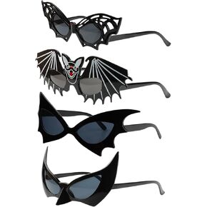8 Pcs Halloween Glasses and Halloween Headbands Set Novelty Halloween Party Favors Halloween Photo Booth Props