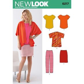 Simplicity Creative Patterns New Look 6217 Misses' Separates, A (10-12-14-16-18-20-22)