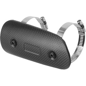 Motorcycle Pipe Heat , Universal Motorcycle 40-65mm Carbon Fiber Mid?Pipe Heat Guard Kit with Clamps