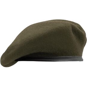 Wool British Military Berets Hat for Women and Men, Army Green/Black/Red Army Beret