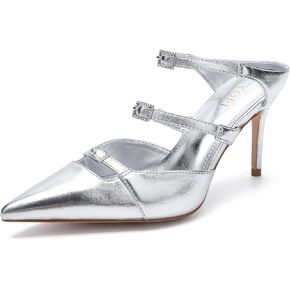 Pointed Toe Kitten Heels for Women, Closed Toe Stiletto Pumps Shoes