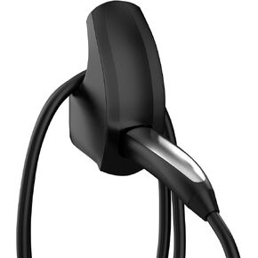 Charging Cable Holder for Tesla, Wall Mount Connector Holder Compatible with All Chargers for Tesla Black
