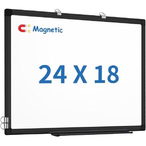 White Board Dry Erase, 48 x 36 inch Magnetic Large Dry Erase Board Whiteboard for Wall, Aluminum Frame Hanging Whiteboard Marker Board Writing Board for Home Classroom Office