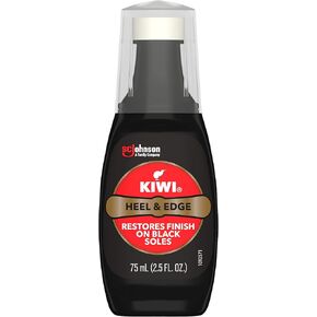 KIWI Heel & Edge, Black, with Sponge Applicator), 2.5 Fl Oz (Pack of 1)
