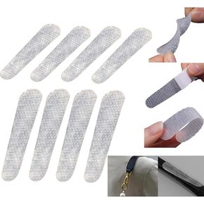 12 Pack Purse Strap Non-Slip Pad Sticker Anti-Falling Clear Rubber Adhesive Strip Grip Holder for Shoulder Bag Straps Keep Stay Handbag Tote Backpack