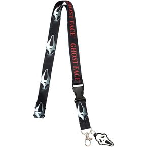 Bioworld Ghostface Lanyard with Clear ID Sleeve