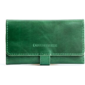 Portland Leather Goods Trifold Wallet for Women – Handmade from from the Finest Full-Grain Hides – Features Ten Card Slots & Interior Zippered Compartment – Honey