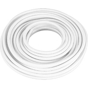 13Ft(4M) Car Door Protector Edge Guards, White Door Guards for Cars, Easy to Cut Extra Long Automotive Door Entry Guard, U Shape No Glue Rubber Edge Door Trim Molding for Cars Trucks Suvs