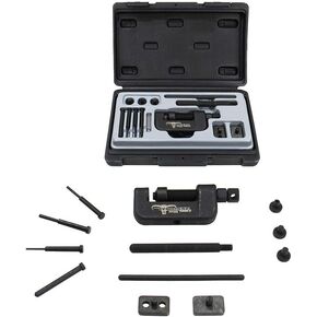 Pit Posse PP309 Chain Breaker and Riveting Tool - 16-Piece Motorcycle Chain Cutter Tool Kit - User-Friendly & Practical - Premium Quality Sturdy Design - Includes Carrying Case in Kuwait