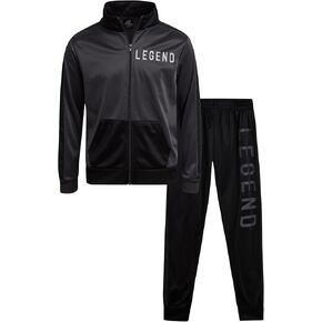 Pro Athlete Boys’ Tracksuit Set – 2 Piece Active Tricot Sweatshirt and Jogger Pants (8-12)