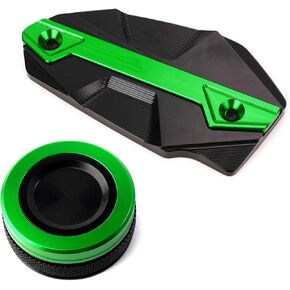 Fit For Kawasaki Z900 Z 900 2017-2022 2023 2024 CNC Motorcycle Rear and Front Brake Fluid Reservoir Cover Cap