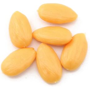 50PCS Realistic Almond Home Kitchen Table Cabinet Shop Market Food Show Model Artificial Almond Fake Vegetable