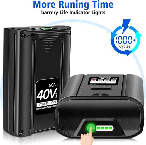 DSANKE 40V 4000mAh Battery Replacement for Kobalt 40Volt Lithium Ion Battery KB440-03 KB540C-06 KB540-06 KB2540C-06 KB640-03 KB240-06 KB640-06 KB245-06 ‎KRC40-06 KB440C-06 KRC60 KRC40-06 KB240-06 in Saudi Arabia