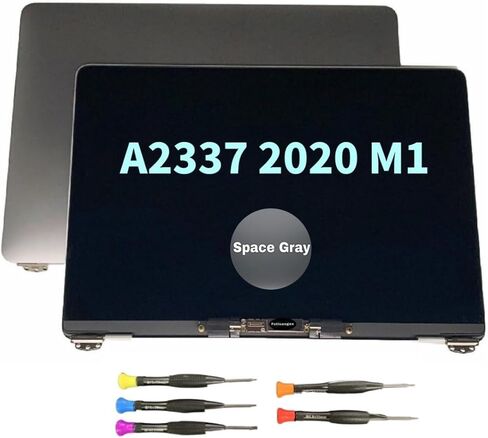 بديل شاشة 13.3 بوصة لجهاز MacBook Air A2337 M1 2020 Year EMC 3598 Retina Display LCD مجموعة كاملة تجميع علوي كامل 2560x1600 (ذهبي) in Kuwait