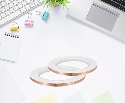 2 PCS Copper Foil Tape 0.24Inch Copper Tape for Stained Glass with Stained Glass Tools Table Foiler for Stained Glass for DIY Handicrafts,Paper Circuits in Saudi Arabia