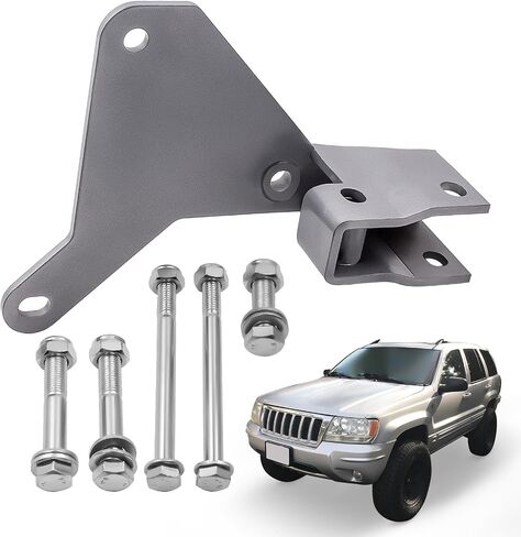 دعامة إسقاط شريط المسار الأمامي 2-4 بوصة من maxpeedingrods لسيارة جيب جراند شيروكي WJ 1999-2004، مجموعة دعامة نقل لرفع WJ in Saudi Arabia