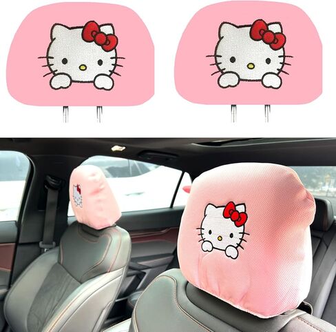 2pcs of Betty Boop Car Headrest Covers Accessories Fit for Cars,SUVs in Saudi Arabia