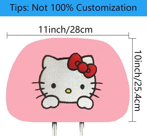 2pcs of Betty Boop Car Headrest Covers Accessories Fit for Cars,SUVs in Saudi Arabia