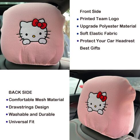 2pcs of Betty Boop Car Headrest Covers Accessories Fit for Cars,SUVs in Saudi Arabia