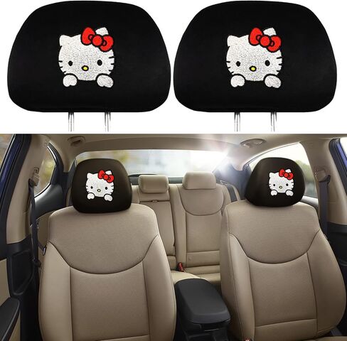 2pcs of Betty Boop Car Headrest Covers Accessories Fit for Cars,SUVs in Saudi Arabia