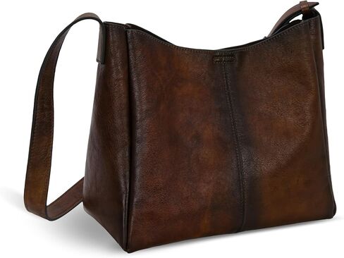 HESHE Genuine Leather Purses for Women Shoulder Handbags Crossbody Hobo Purses Buckets Satchel Bags Tote Work Top Handle Bag in Saudi Arabia