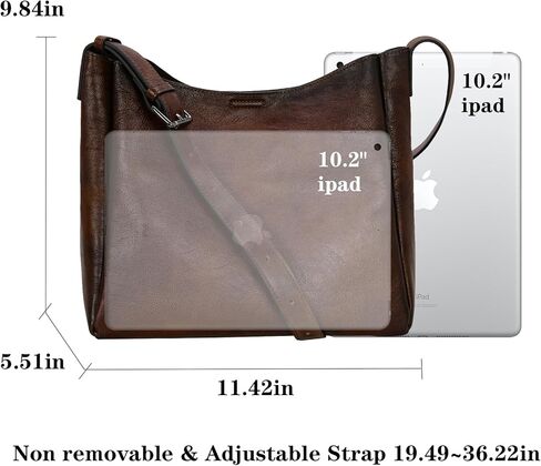 HESHE Genuine Leather Purses for Women Shoulder Handbags Crossbody Hobo Purses Buckets Satchel Bags Tote Work Top Handle Bag in Saudi Arabia