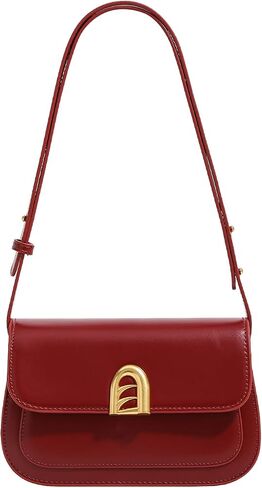 Small Shoulder Bag for Women, Adjustable Strap Leather Crossbody Purses - Clutch Tote Handbag Cute Hobo Bags Trendy Purse in Kuwait