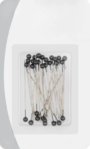 Dritz 2", Ball Head, 25 Count Boutonniere Pins, Black in Saudi Arabia