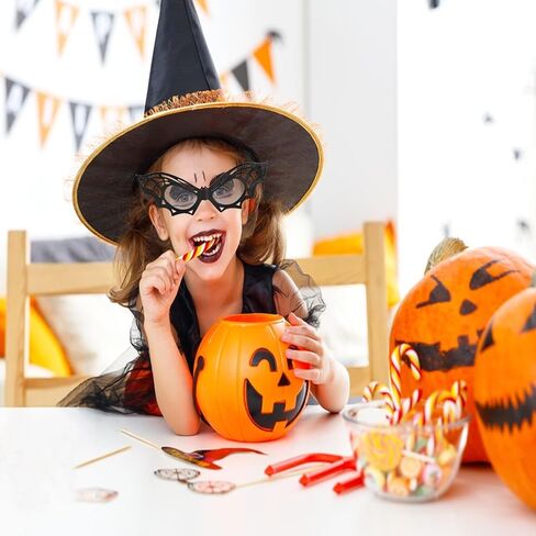 8 Pcs Halloween Glasses and Halloween Headbands Set Novelty Halloween Party Favors Halloween Photo Booth Props in Saudi Arabia
