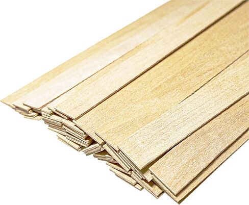 50pcs Wood Wicks for Candles Making. Thickened Wood Candle Wicks, 5.1 X 0.5 X 0.04 Inch Naturally Smokeless Wooden Candle Wicks. in Kuwait