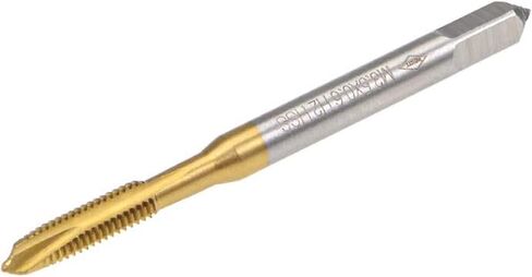 2pcs M8 x 1.25 mm Spiral Point Tap with H2 Tolerance, High Speed Steel Titanium Coated Right Hand Thread Tap for Making New Thread and Repairing Damaged Threads in Saudi Arabia